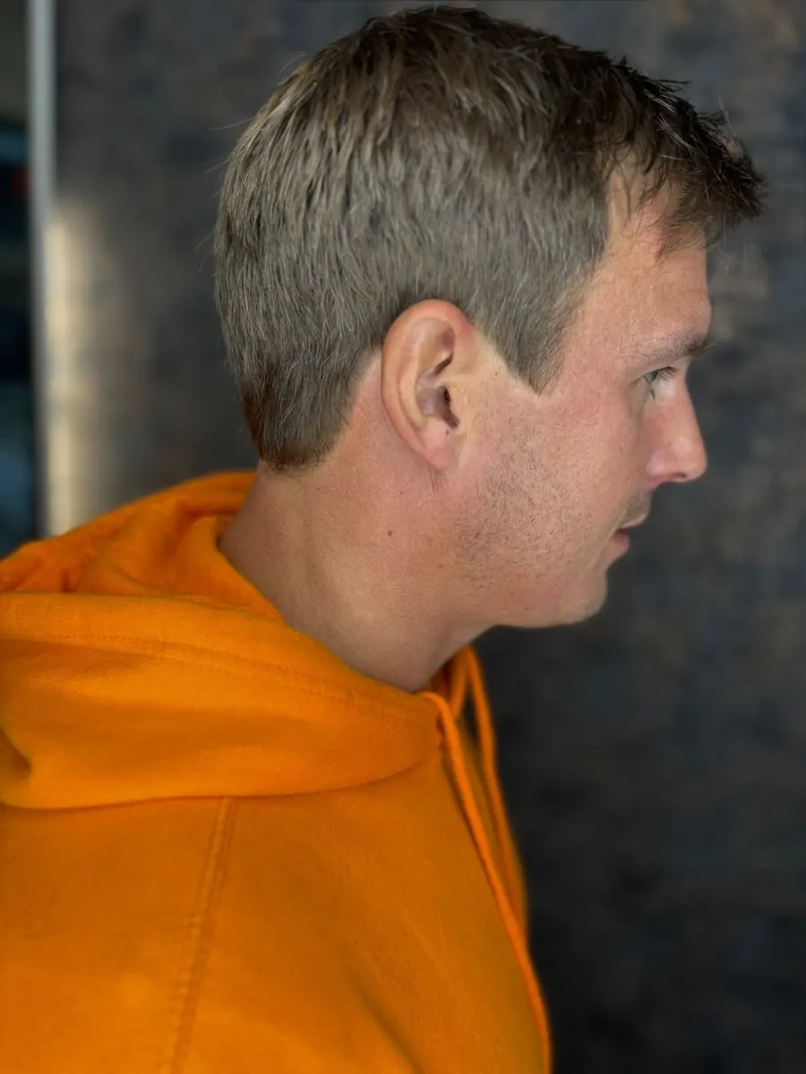 Gent's cut at Deesigner Hair Studio, Ipswich, by Emma