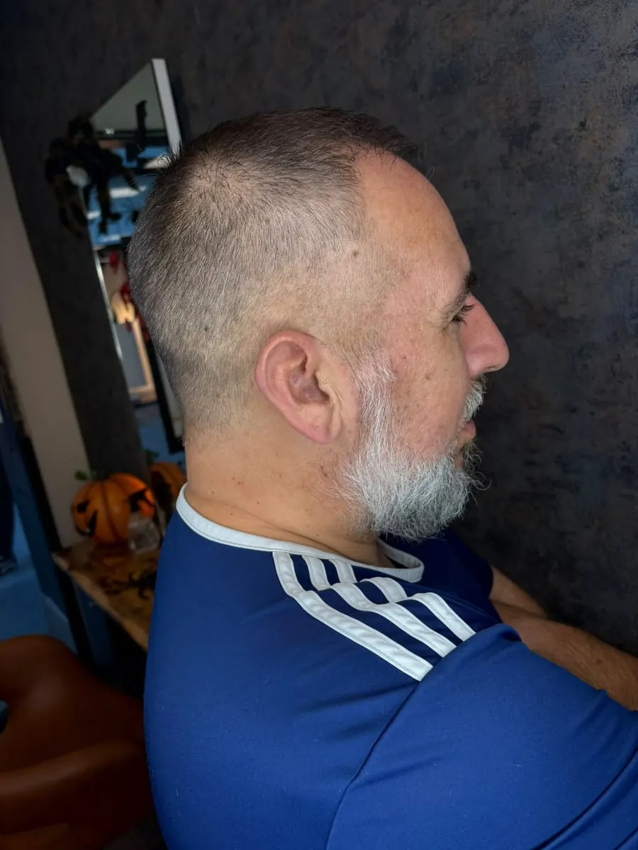 Gent's cut at Deesigner Hair Studio, Ipswich, by Emma